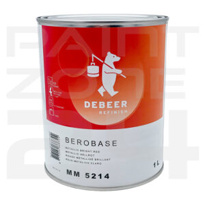 DeBeer Berobase 5214 Metallic Bright Red - 1 ltr