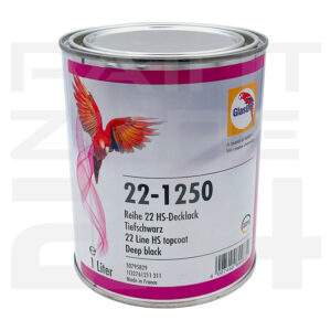 Glasurit 22-1250 Gloss black - 1 ltr