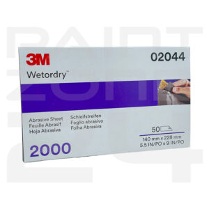 50x 3M 2044 Wetordry Nass-Schleifpapier P2000 230x138 mm
