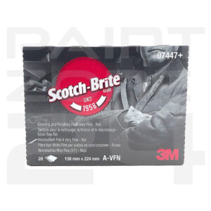 3M 7447 Scotch Brite Handschleif-Pads veryfine, rot