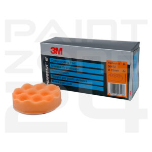 3M 50472 Polierschaum 75mm orange/genoppt