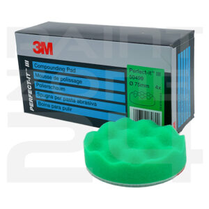 3M 50499 Polishing Pad 75mm genoppt/green