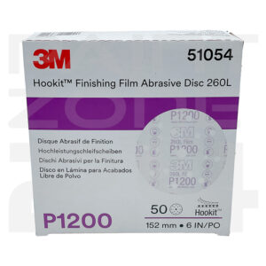 50x 3M 51054 260L Microfinishing Discs 150mm 15-Hole P1200