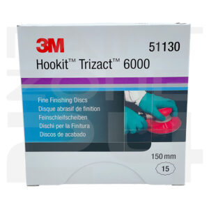 15x 3M 51130 Trizact Hookit fine 150mm P6000
