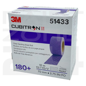 3M 51433 Schleifstreifen auf Rolle 737U P180 70 mm x 12m